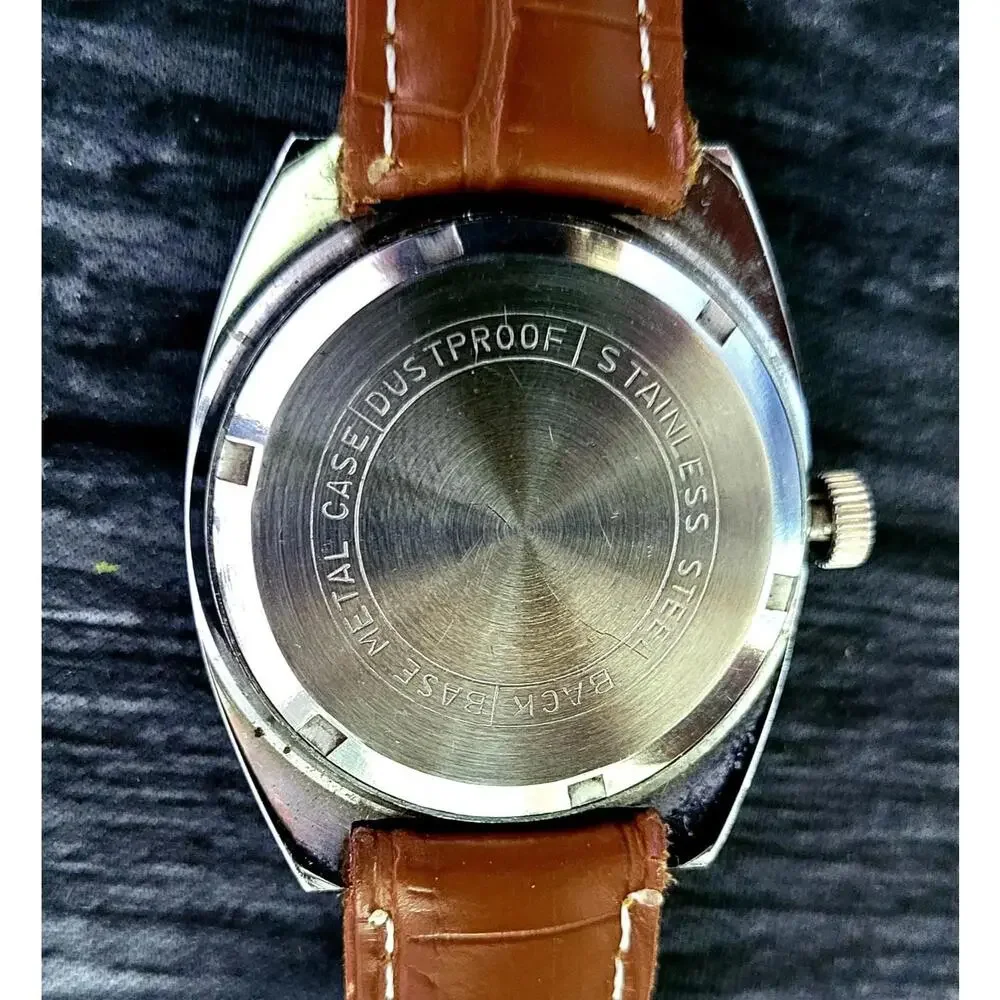 Very Rare‎ Vintage Focal Swiss Mvmt Mechanical Watch Day Date
